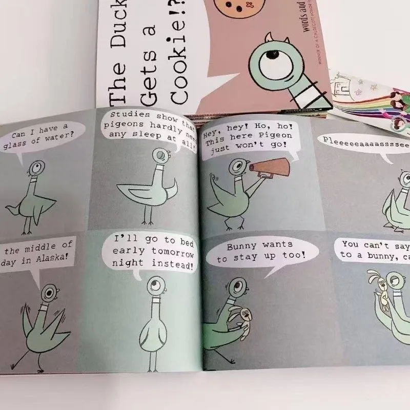 9 libros/juego Don't Let the Pigeon Drive the Bus libro de imágenes en inglés libros de cuentos de lectura para niños libros de educación temprana - imagen 3