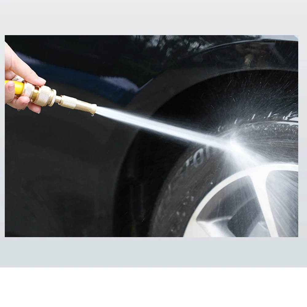 Boquilla de pulverización, pistola de agua, aspersor de pulverización directa de alta presión, manguera de conector rápido, lavadora a presión ajustable, aspersor de jardín - imagen 3