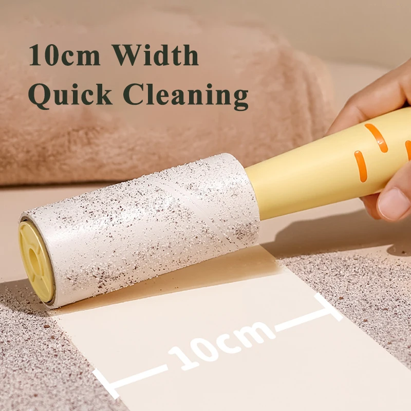 Rodillo de pelusa en forma de lágrima, cepillo portátil para quitar el pelo de mascotas, cepillo de rodillo reemplazable, herramienta de limpieza del hogar, cepillo de tela pelusa para ropa - imagen 4