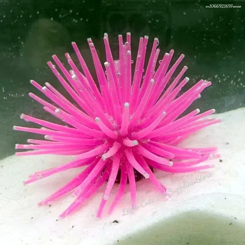 1 Uds. De silicona para acuario, pecera, planta de Coral Artificial, adorno subacuático, decoración colorida, pez Coral, adorno acuático - imagen 5