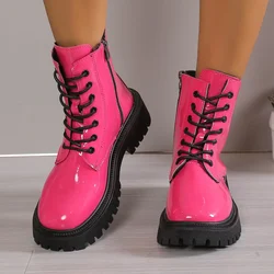 Botines plataforma tacón medio para mujer – Elegantes y confortables