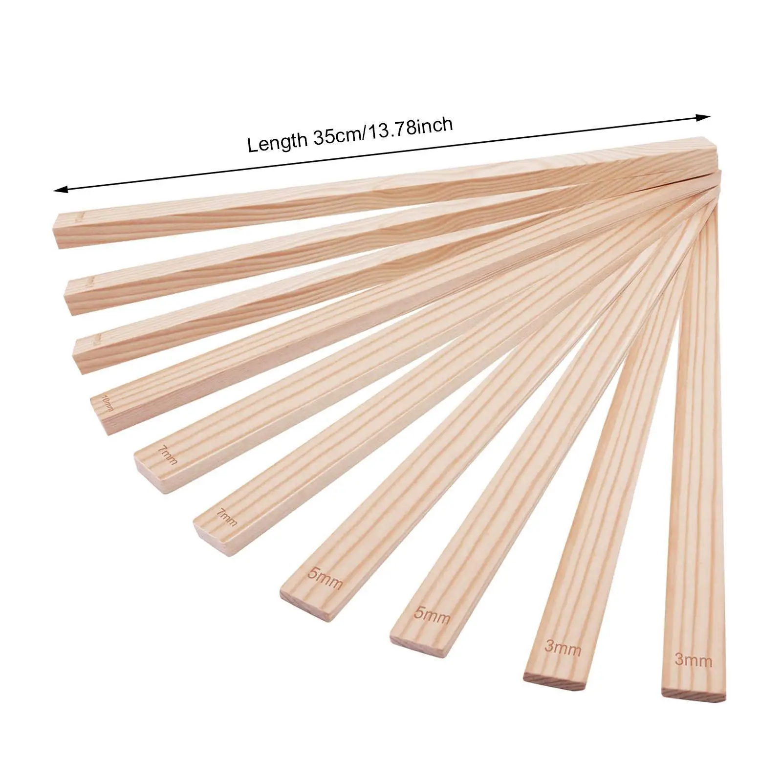 Wooden Rolling Pin Guides Portable for Dough Thickness Dough Rolling Strips Pizza Pastry Measuring Dough Strips Mud Sticks Guide