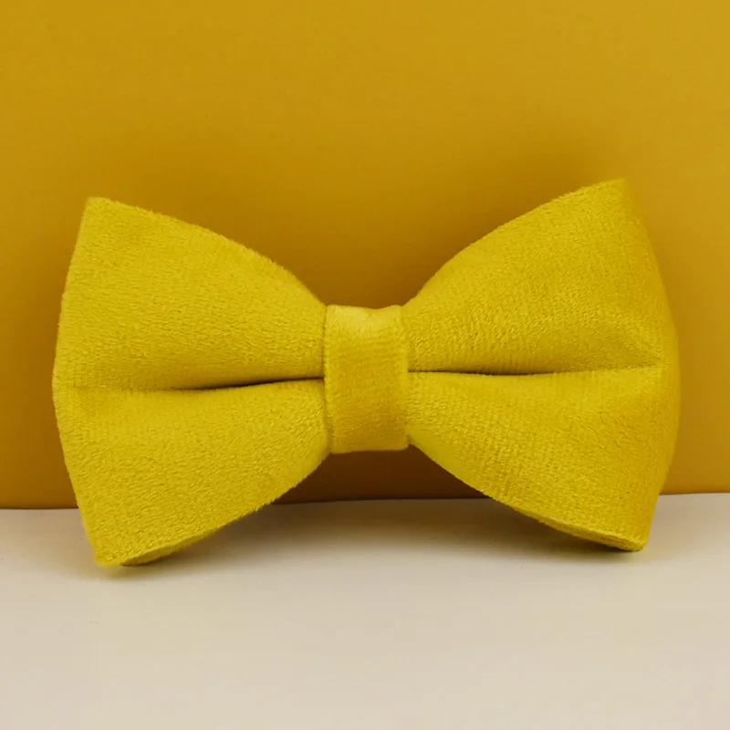 Juego de Collar y correa de terciopelo amarillo para perros pequeños, medianos y grandes, placa de identificación grabada personalizada, suministros para mascotas, correa para perros Velvet04 - imagen 5