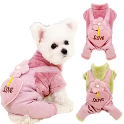 Body térmico floral para perros y gatos – Cálido, suave e ideal invierno