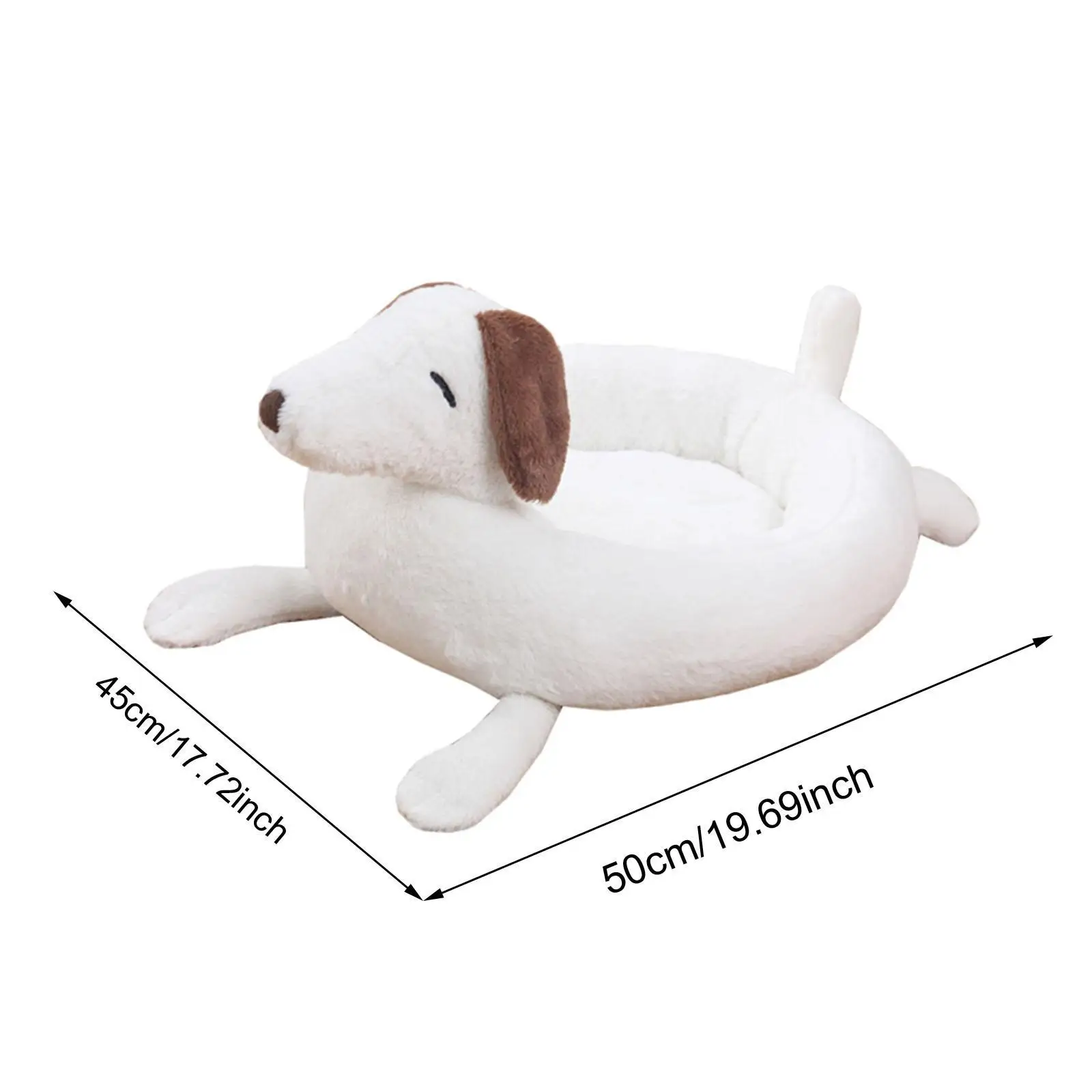 Cama para mascotas, almohadilla para dormir ligera, cojín suave y transpirable para gatos, perros pequeños - imagen 5