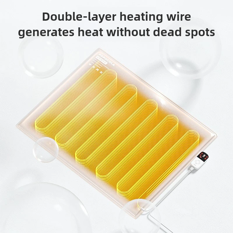 Manta eléctrica calefactora para mascotas, almohadilla calefactora de invierno, estera impermeable para gatos, estera de seguridad ajustable con temperatura constante para perros y gatos - imagen 3