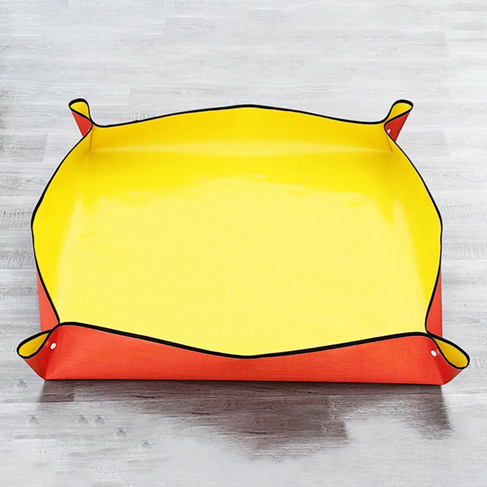 Alfombrilla plegable para plantar plantas de jardín, suministros de jardinería para el hogar, tapete impermeable reutilizable para trasplantar, novedad - imagen 5