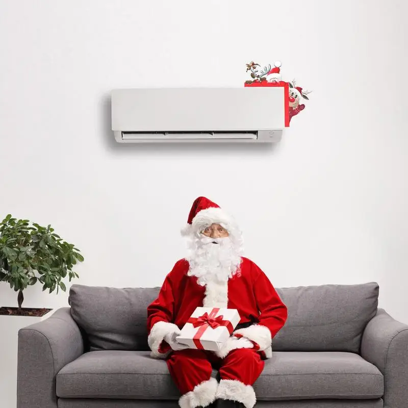 Aplique de marco de puerta único, accesorios decorativos de árbol de Navidad, decoraciones de mesa, decoración de esquina de Puerta de Santa Claus - imagen 2