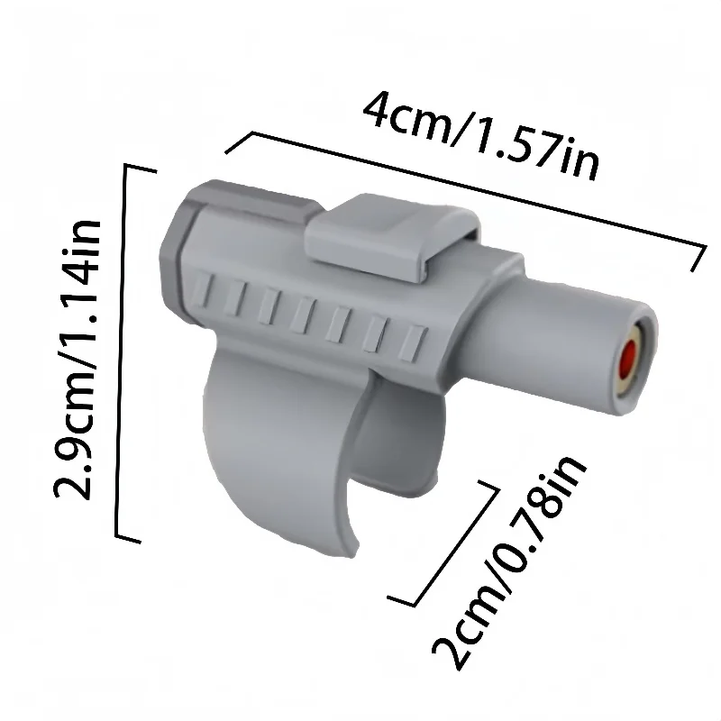 Mini linterna de entrenamiento con luz para dedo, puntero láser portátil para gatos, juguete para gatos sin batería - imagen 5