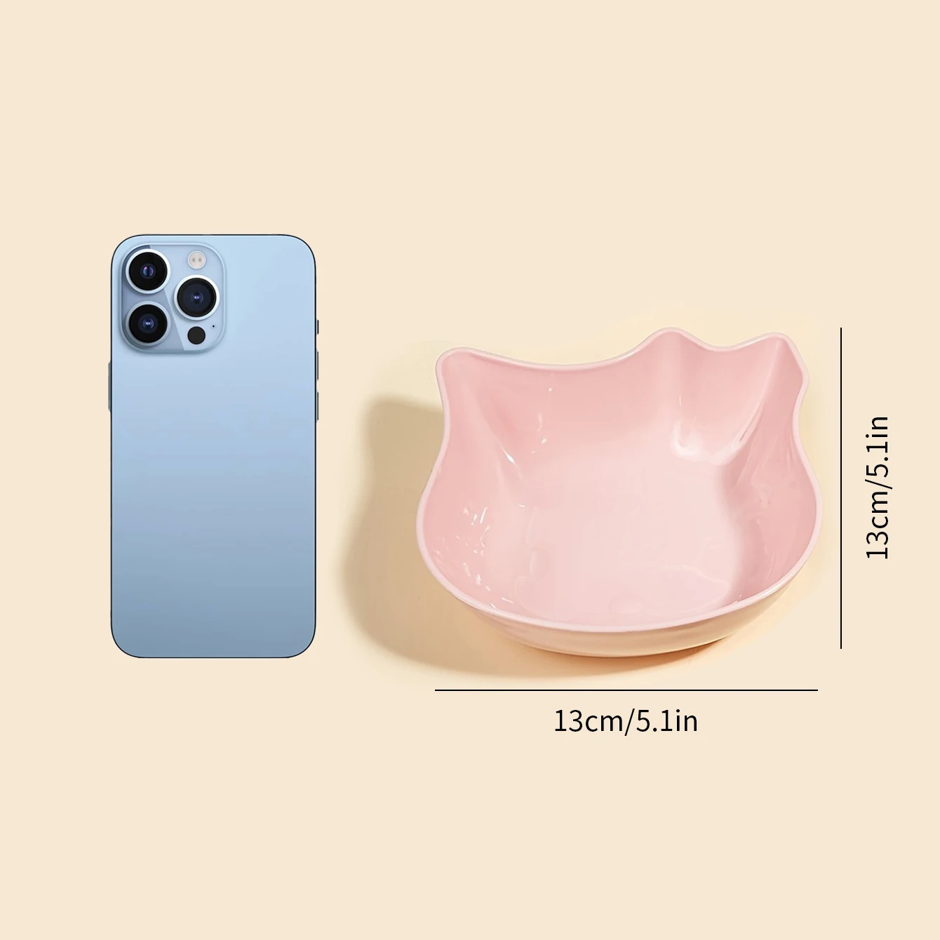 Cuenco alimentador para gatos de Color aleatorio, cuenco de plástico para comida para gatos, cuenco para agua, utensilios para alimentar y beber, 1 unidad - imagen 2