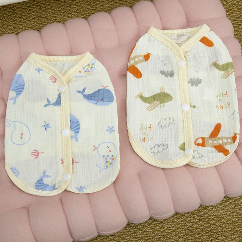 Chaleco ligero estampado animal para perros pequeños y medianos