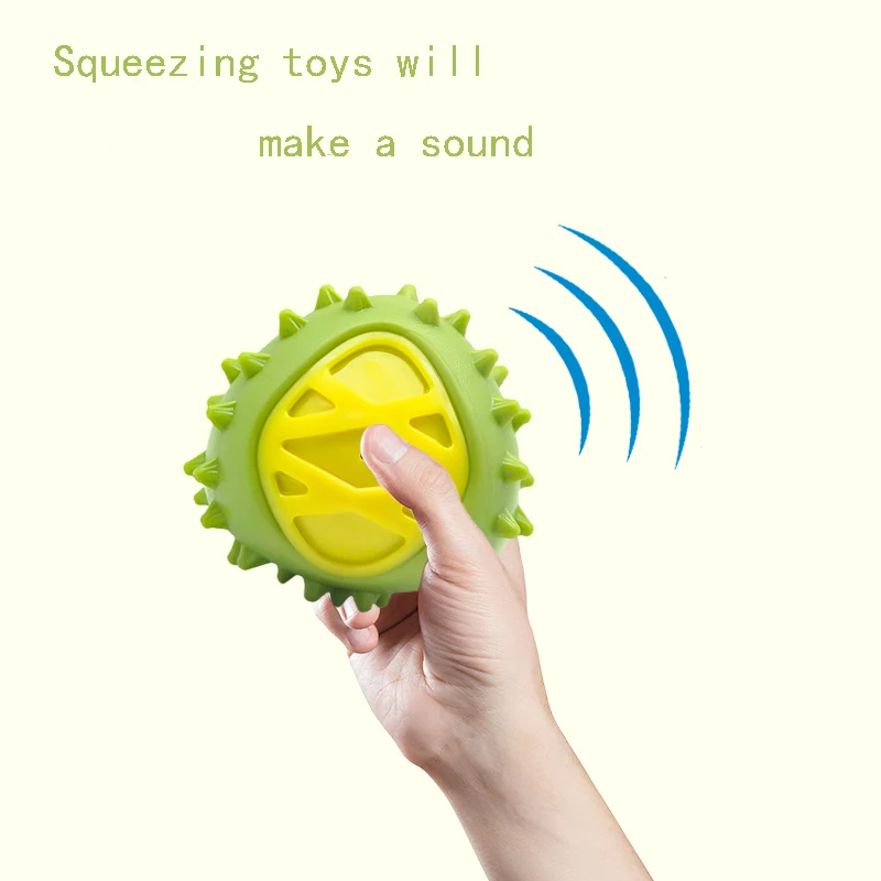 Juguetes de frutas para perros - durian y granada - juguetes interactivos para masticar adecuados para perros pequeños y medianos. - imagen 5