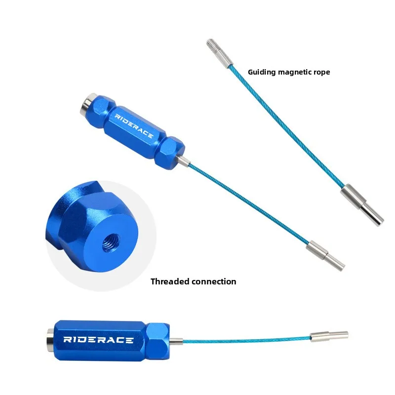 Enrutador interno de cables MTB para cuadro de aluminio con imán