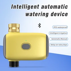 Temporizador de riego Bluetooth, temporizador de riego inteligente, sistema de riego por goteo automático, válvula de agua temporizada, aspersor para césped y jardín