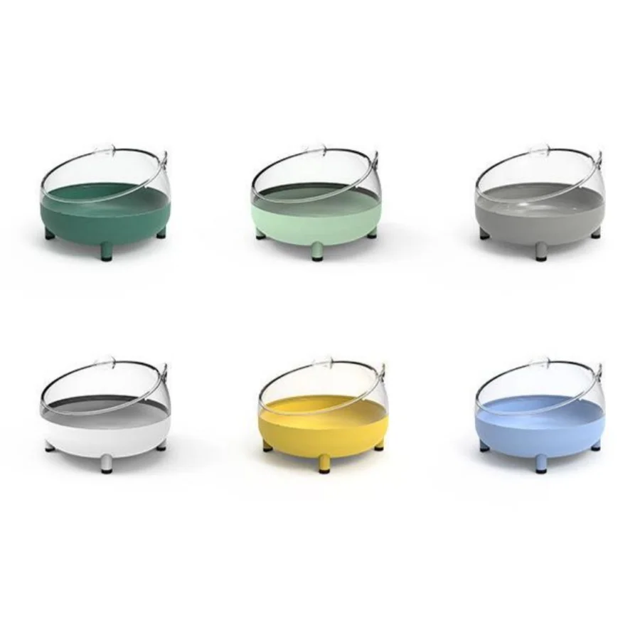 Cuenco inclinado para perros pequeños y gatos Cuenco de alimentación inclinado de acero inoxidable - imagen 2