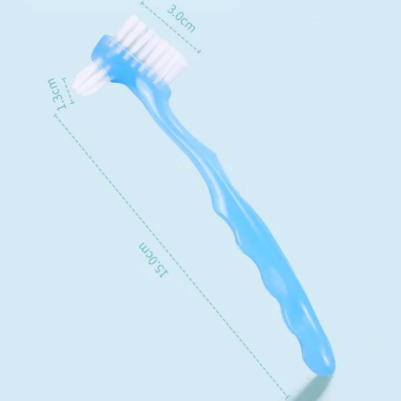 Cepillo de dientes para perros, cepillos de dientes de doble cara para perros, cuidado bucal, limpieza de dientes de perro, cepillo de pelo suave para mascotas, cepillo de dientes con mango cómodo - imagen 5