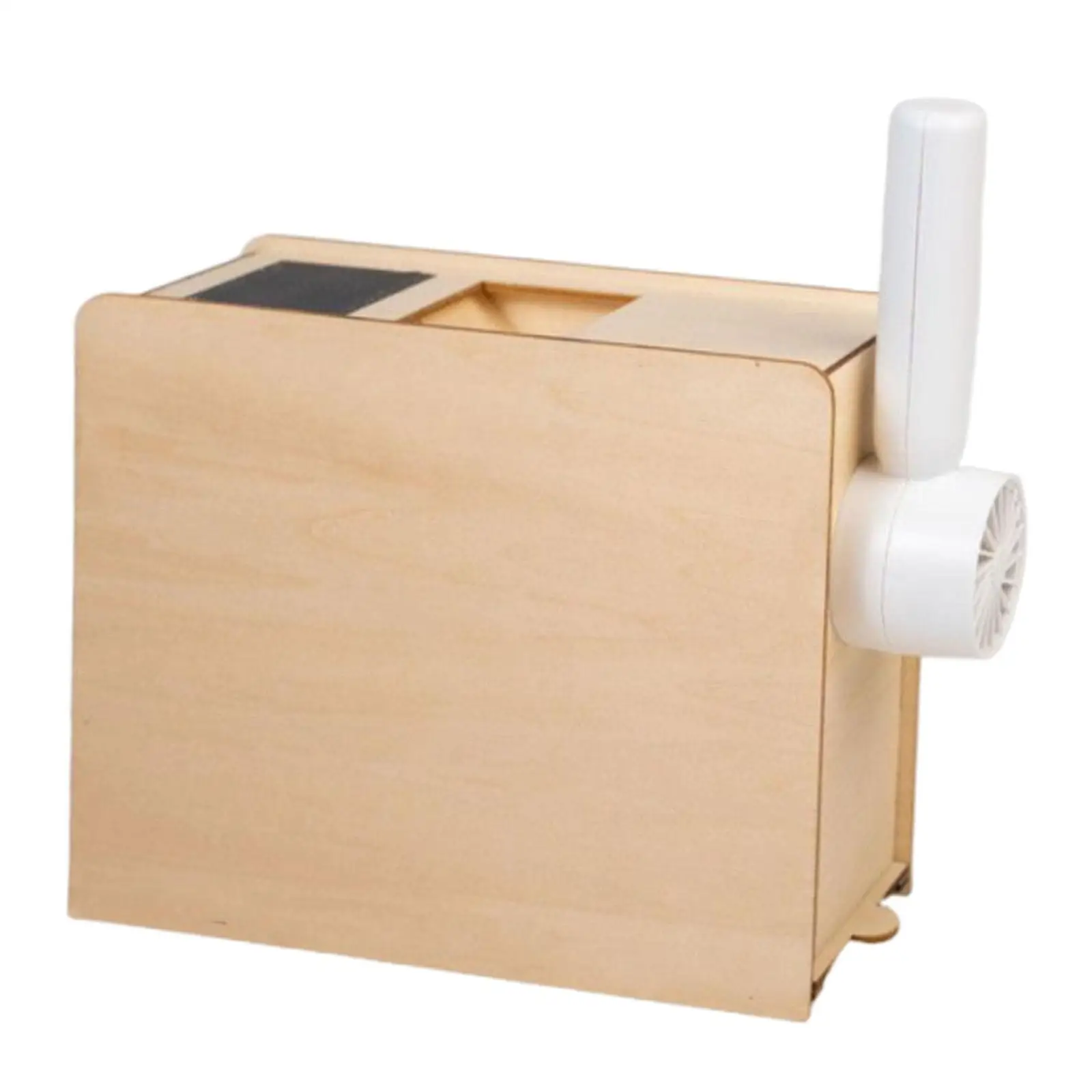 Millet Husk Separator Birds Food Blowing Machine Manual Practical Wooden Grain Splitter Machine for Farm Yard Millet Grains