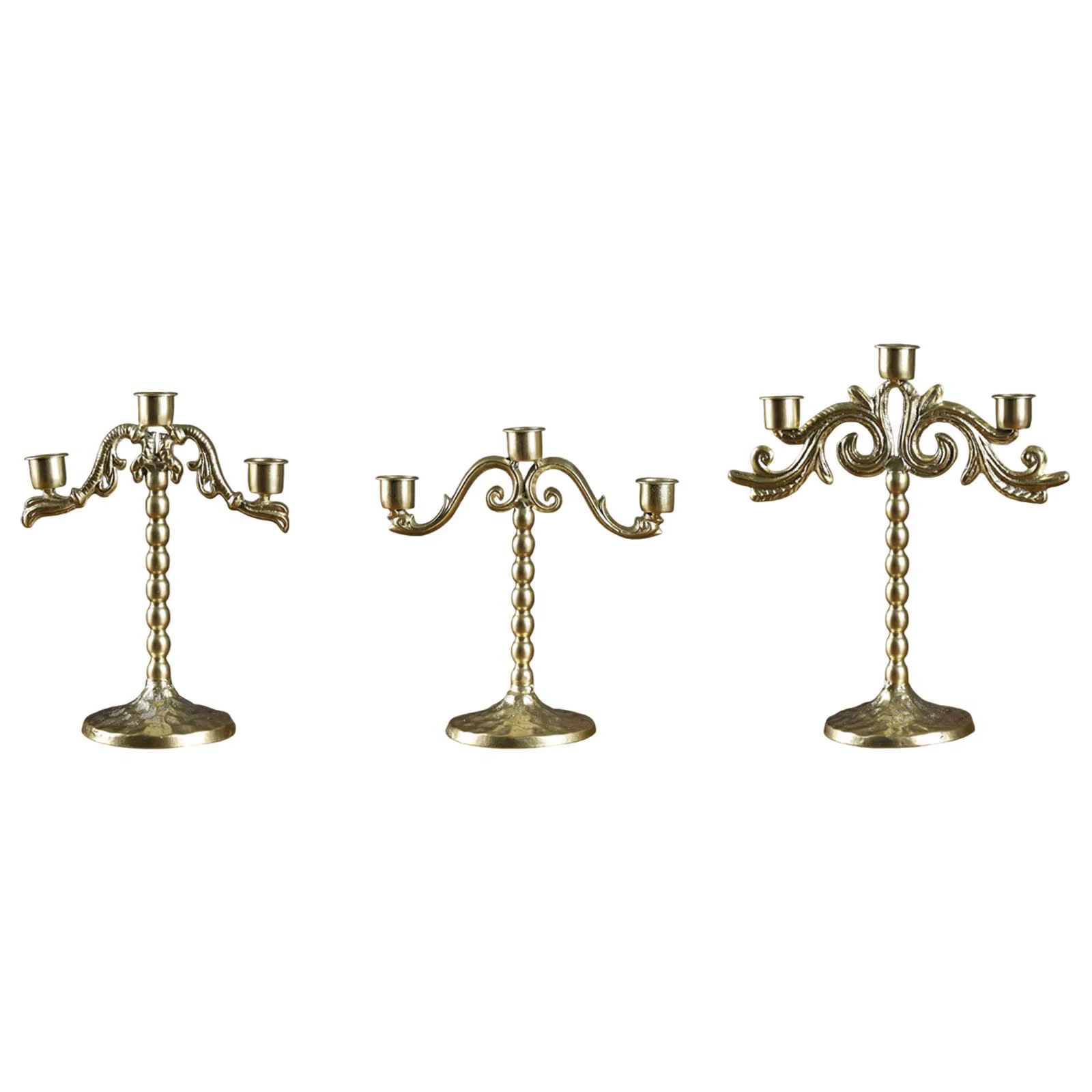 Portavelas candelabro ligero resistente para comedor y sala de estar