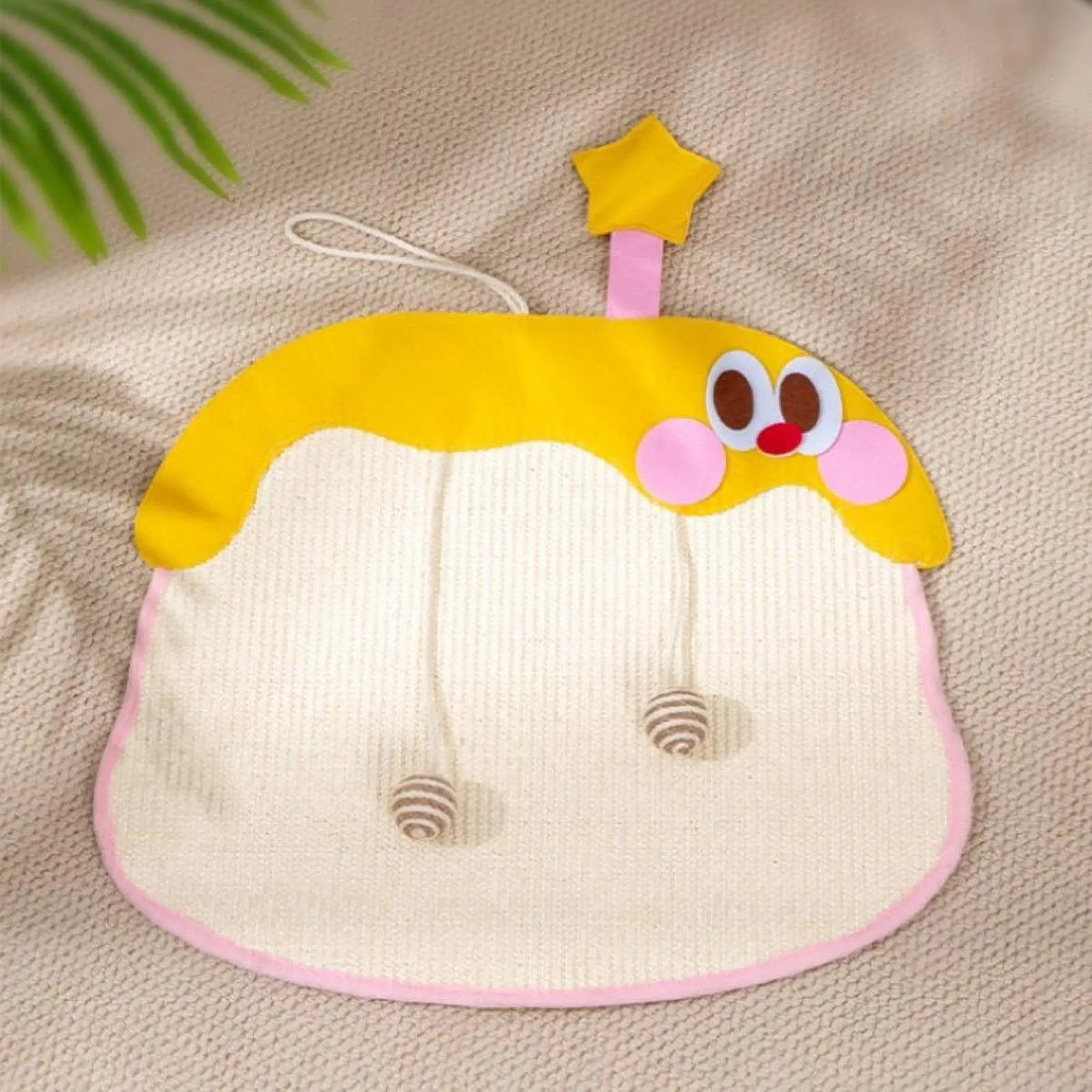 Hanging Cat Scratcher Toy Versatile Portable Non Slip Felt Cloth Sisal Pet Accessory Rug Sleeping Scratching Pad Wall Mounted