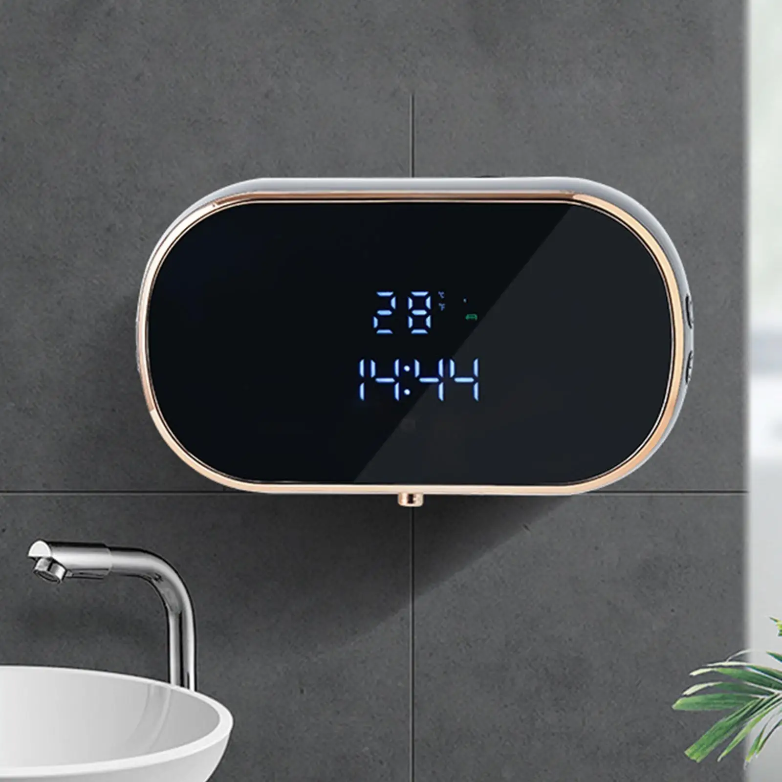 Automatic Foaming Soap Dispenser 350ml Smart Dish Soap Dispenser IPX5 Waterproof for Offices Commercial Bathroom Kitchen Hotel