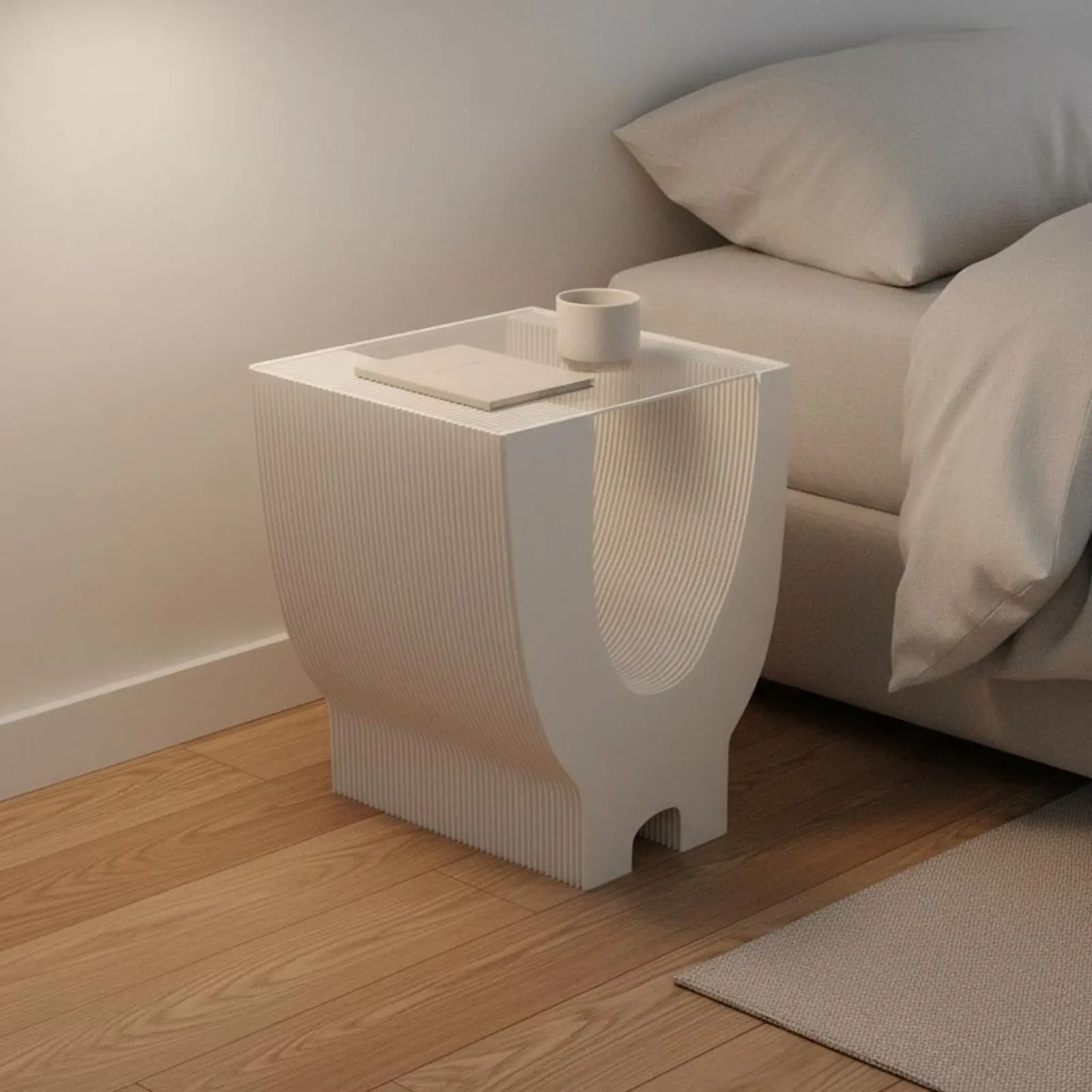 Mesa plegable hexagonal para gatos y perros de papel resistente - imagen 2