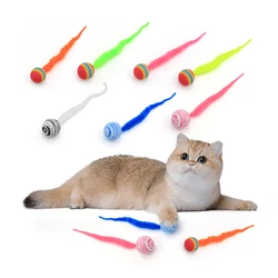 Pelota oruga de espuma EVA interactiva para gatos – Juguete para rascar y morder