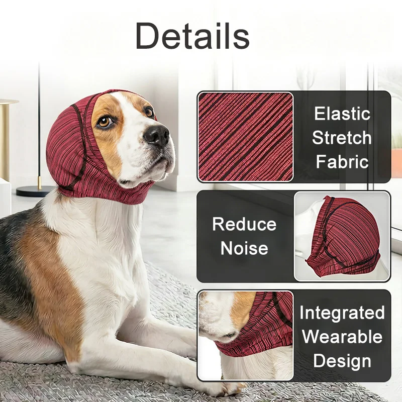 Orejeras antiruido para perros – Protectores auditivos cómodos - imagen 2