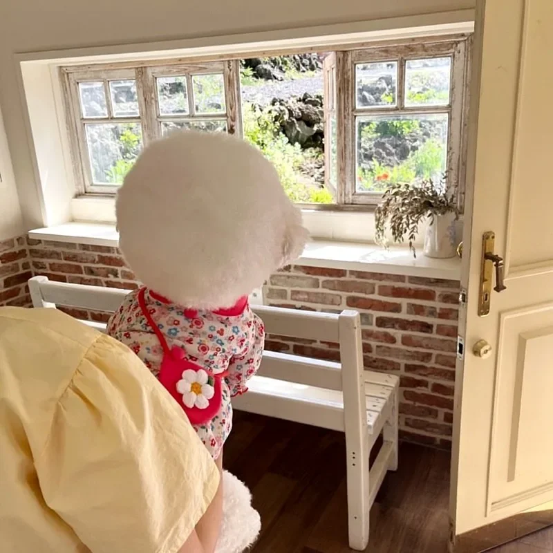 Sin bolsa, falda para perro mascota femenina, ropa fina de verano para perros pequeños, vestido Floral con estampado completo de peluche, vestido de princesa de flores, Jersey bonito - imagen 4