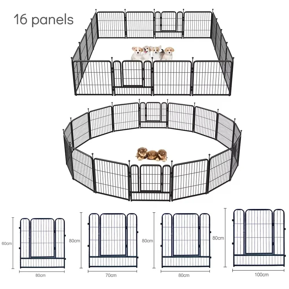 Corral resistente para perros con estacas – Uso interior exterior