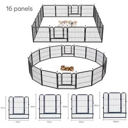 Corral resistente para perros con estacas – Uso interior exterior