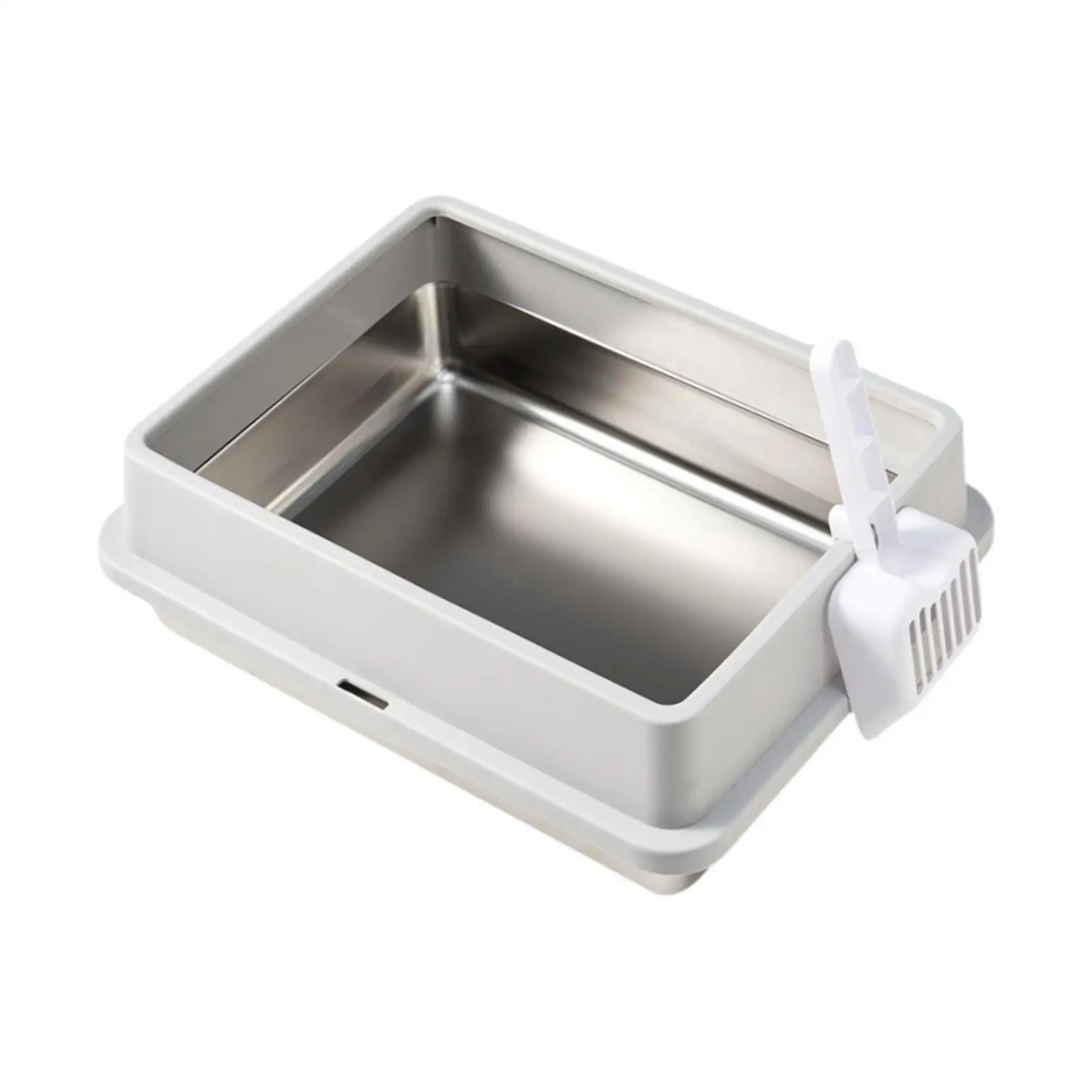 Cat Litter Box Pet Bedpan Cat Sand Box Container Open Top Cat Litter Tray for Indoor Cats