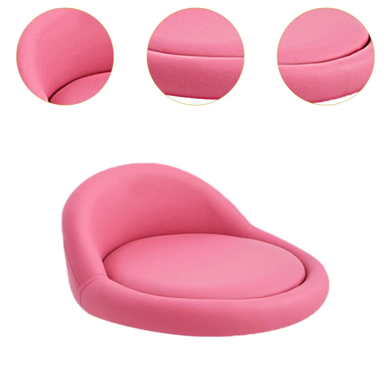 Taburete de cocina redondo con respaldo bajo para un asiento cómodo - imagen 5