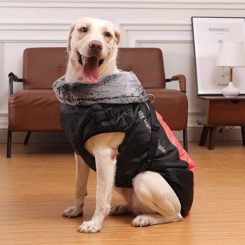 Abrigo invierno reflectante cortaviento para perros medianos y grandes - imagen 2