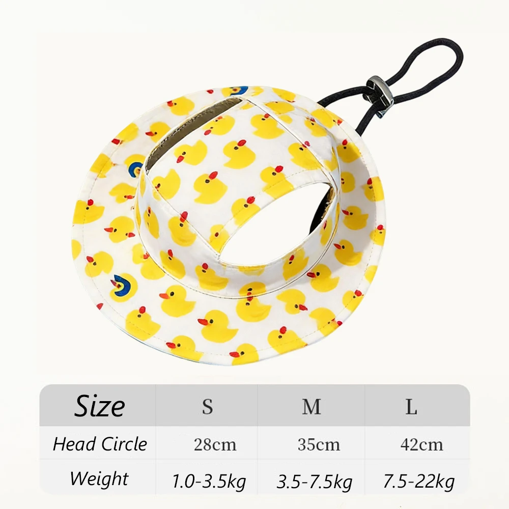 Sombrero protección solar a cuadros para perros y gatos – Exterior