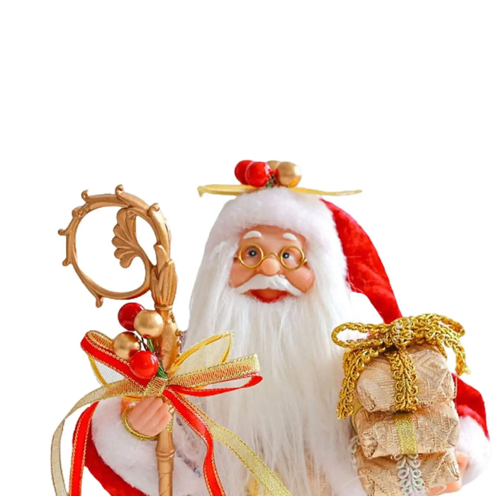Estatuilla navideña de Papá Noel, adorno de escritorio, decoración navideña para sala de estar, Festival, chimenea, hogar y dormitorio - imagen 5