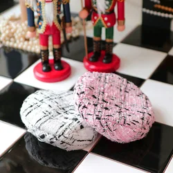 Ins Tweed-Sombrero clásico para mascotas, boina para gatos malteses, para perros pequeños