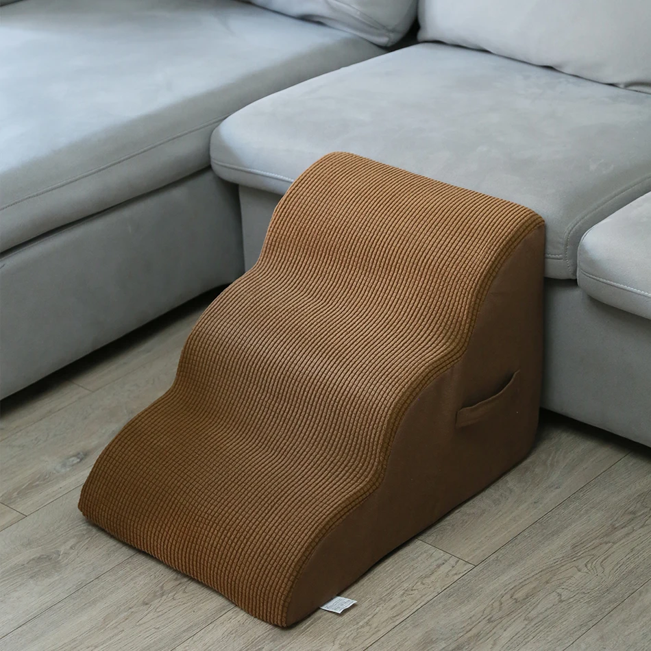 Escalera de 3 peldaños para perros y gatos – Ideal para mayores - imagen 3