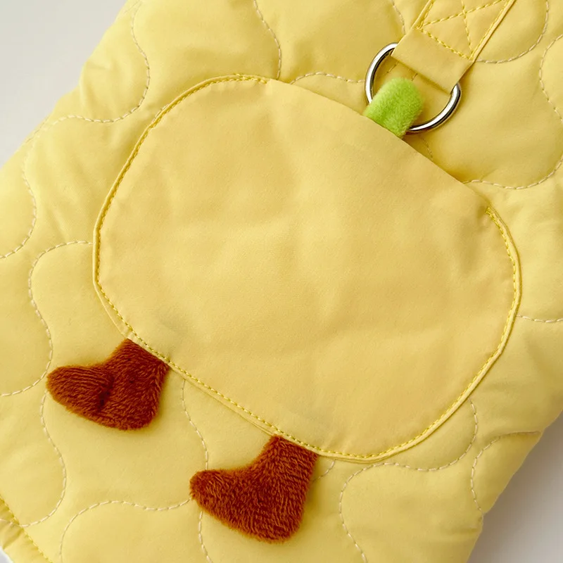 Abrigo grueso de dibujos animados para otoño e invierno, abrigo de retales de lana de cordero, Parkas cálidas para gatos, ropa para mascotas, perros pequeños y medianos - imagen 4