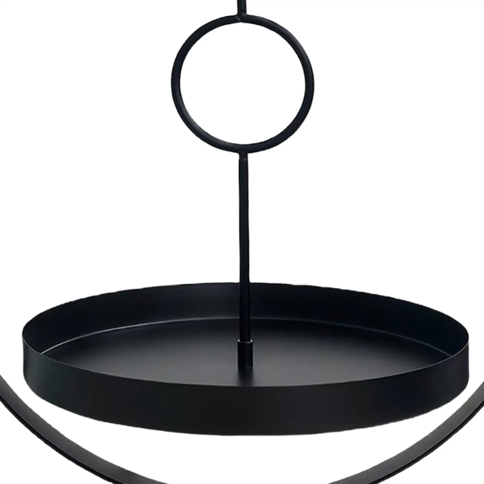 Comedero de arte del hierro para decoración de jardín, resistente, fácil instalación, baño de pájaros, herramienta de alimentación de comida para patio, inauguración de la casa - imagen 5