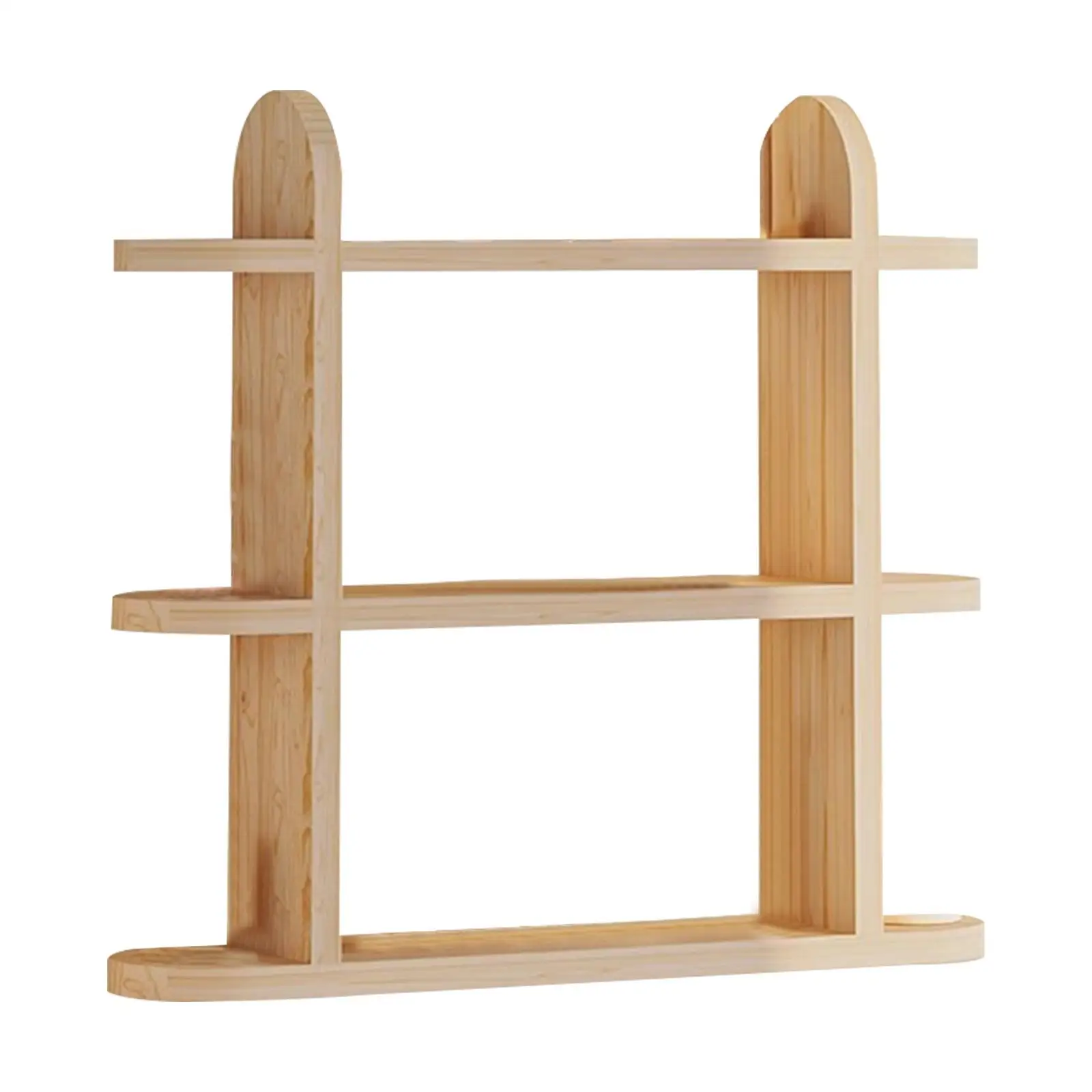 Wooden Desktop Plant Stand Hobbies Models Collections Displaying Decorative Home Office Balcony Multifunctional Display Stand