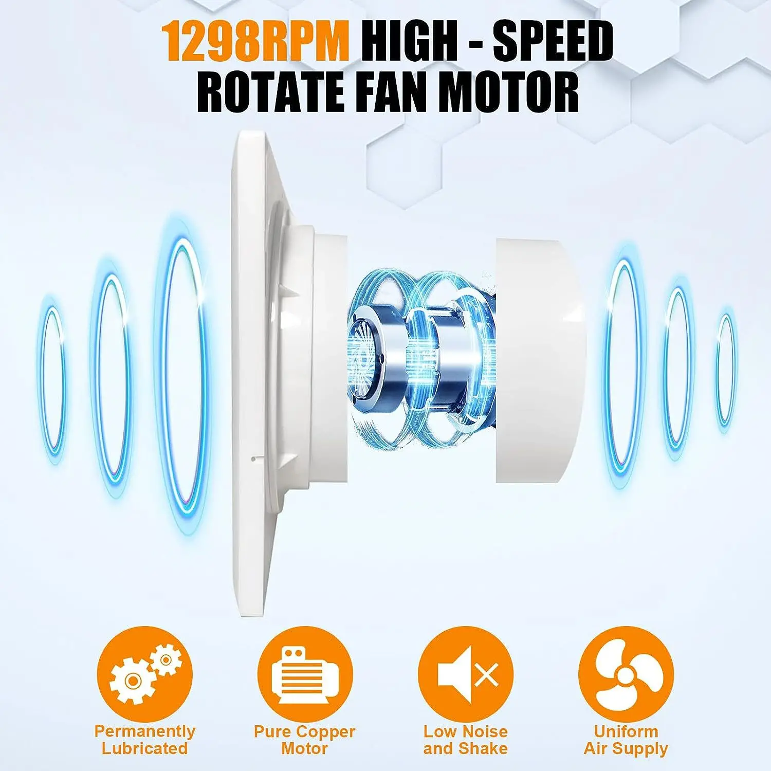 Ventilación con batería Solar, nuevo ventilador de 8 pulgadas, escape Industrial, invernadero, cría, casa de mascotas, conexión enchufable, productos para mascotas - imagen 4