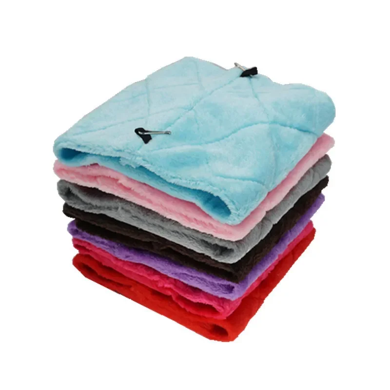 Jaulas para loros y pájaros para mascotas, hamaca de felpa cálida, cabaña, tienda, cueva colgante para dormir y incubar, accesorios para pájaros, invierno - imagen 3