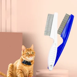 Peine antipulgas acero inoxidable para gatos – herramienta de aseo