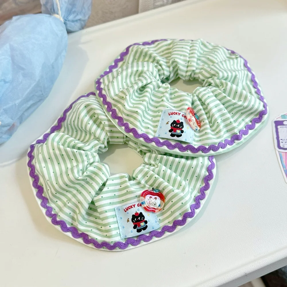 Babero con estampado de gatitos para mascotas, bufanda para perros y gatos, toalla de Saliva verde de algodón suave, Collar llamativo para gatos sin pelo en verano y primavera - imagen 4