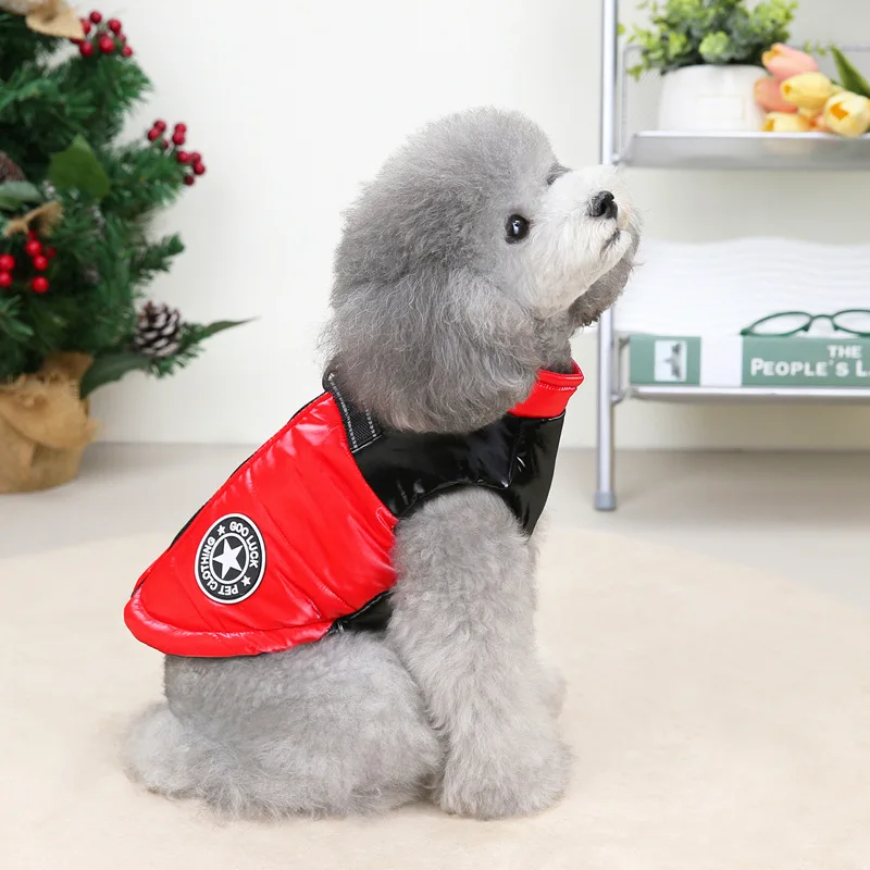 Ropa de S-9XL para perros pequeños, medianos y grandes, abrigo impermeable para mascotas, chaqueta de invierno para Bulldog Francés, disfraz de Labrador y Pug - imagen 4