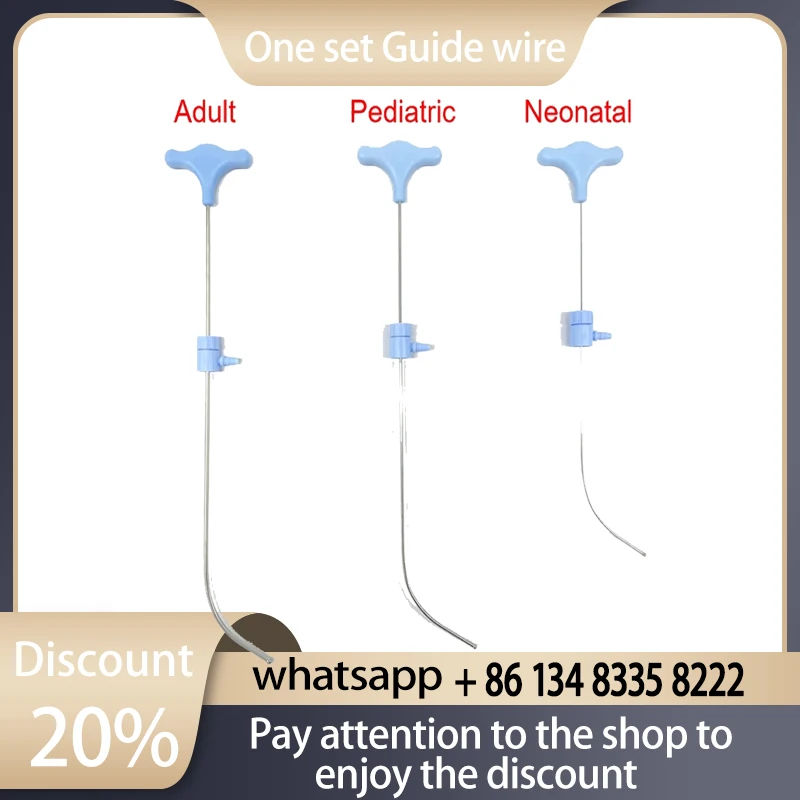 Todos los tres tamaños guía de intubación traqueal cable catéter de intubación núcleo guía reutilizable