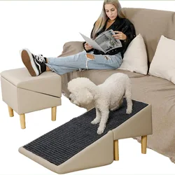 Escalera plegable 2 en 1 para perros y gatos – Antideslizante