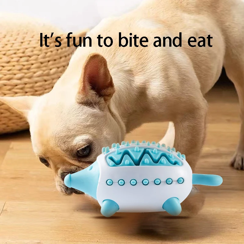 Bola Molar para derrames de mascotas, Limpieza de dientes, juguetes para perros, interacción de erizo, entrenamiento, mejora de la inteligencia, accesorios para perros - imagen 3