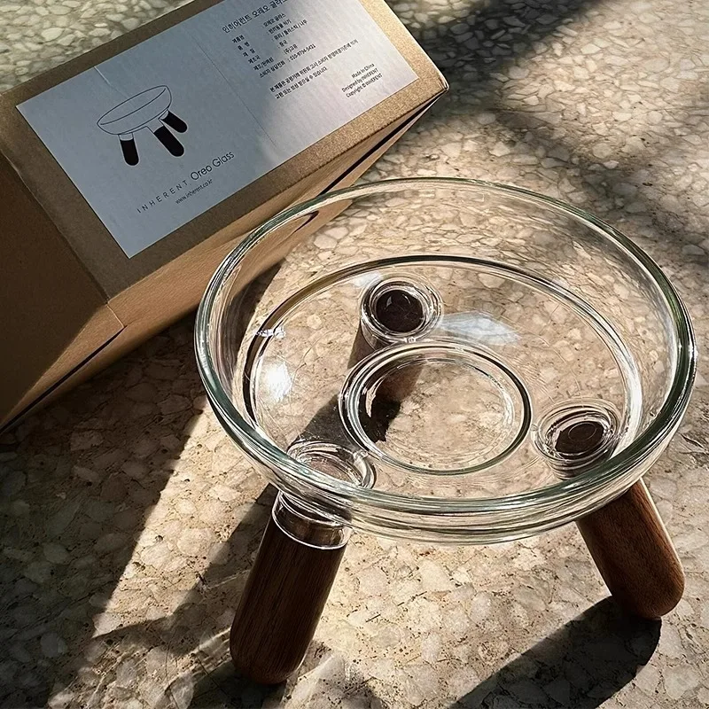 Cuenco para perros y gatos, marco de elevación transparente estable, protección de agua para bebidas, vértebra Cervical, sartén para perros de gran calibre, cuenco elevado para comida para mascotas - imagen 5