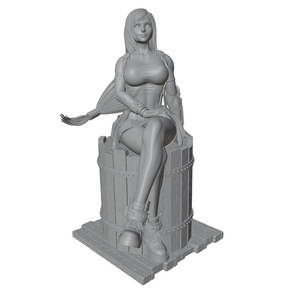 Kit miniatura resina impresa 3D chica sexy sin montar ni pintar
